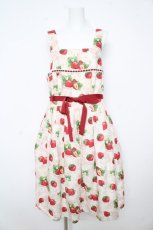 画像1: Emily Temple cute / Dear Strawberryノースリーブワンピース  アイボリー Y-26-02-17-206-ET-OP-SZ-ZS (1)