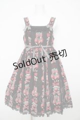 Angelic Pretty / Strawberry Dollジャンパースカート  黒 Y-26-02-17-208-AP-OP-SZ-ZY