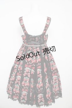 画像2: Angelic Pretty / Strawberry Dollジャンパースカート  黒 Y-26-02-17-208-AP-OP-SZ-ZY