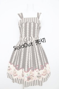 画像1: Innocent World / スイーツテディベアジャンパースカート  ショコラブラウン Y-26-02-17-209-IW-OP-SZ-ZY