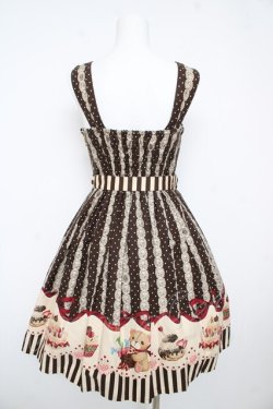 画像2: Innocent World / スイーツテディベアジャンパースカート  ショコラブラウン Y-26-02-17-209-IW-OP-SZ-ZY