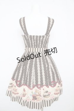 画像2: Innocent World / スイーツテディベアジャンパースカート  ショコラブラウン Y-26-02-17-209-IW-OP-SZ-ZY