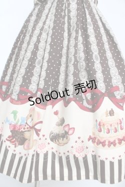 画像4: Innocent World / スイーツテディベアジャンパースカート  ショコラブラウン Y-26-02-17-209-IW-OP-SZ-ZY