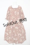 PINK HOUSE / ローズじゃむびんプリントミディワンピース F ブラウン Y-26-02-17-210-LO-OP-SZ-ZY