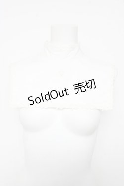 画像1: Moi-meme-Moitie / 修道女付け衿  白×白レース Y-26-02-17-215-MO-ZA-SZ-ZY