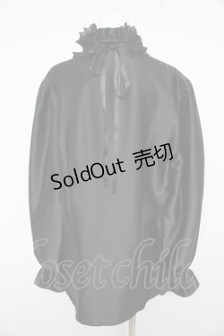 画像2: Moi-meme-Moitie / ストライプジャボ付きブラウス M Men Y-26-02-17-216-MO-BL-SZ-ZY