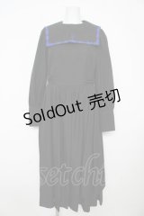 Moi-meme-Moitie / 修道女ロングワンピース 13号 ブラック×ブルー Y-26-02-17-217-MO-OP-SZ-ZY