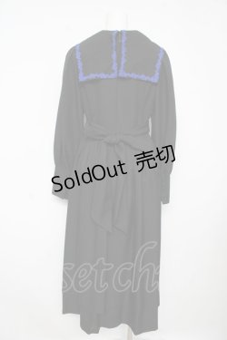 画像2: Moi-meme-Moitie / 修道女ロングワンピース 13号 ブラック×ブルー Y-26-02-17-217-MO-OP-SZ-ZY