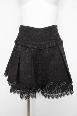 画像1: ililil / ゴシック地雷妹ちゃんプリーツスカート F 黒 Y-26-02-17-220-PU-SK-SZ-ZY