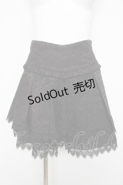 画像1: ililil / ゴシック地雷妹ちゃんプリーツスカート F 黒 Y-26-02-17-220-PU-SK-SZ-ZY