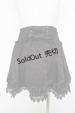 画像2: ililil / ゴシック地雷妹ちゃんプリーツスカート F 黒 Y-26-02-17-220-PU-SK-SZ-ZY