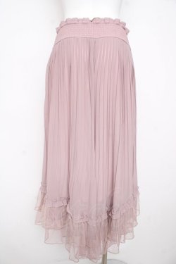 画像2: axes femme / プリーツフレアガウチョ M ピンク Y-26-02-17-221-AX-PA-SZ-ZY