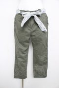 axes femme / 裾レース折パンツ L カーキ Y-26-02-17-225-AX-PA-SZ-ZY