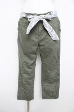 画像1: axes femme / 裾レース折パンツ L カーキ Y-26-02-17-225-AX-PA-SZ-ZS (1)