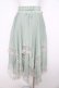 画像2: axes femme / 裾レースイレヘムスカート F ミント Y-26-02-17-230-AX-SK-SZ-ZY (2)