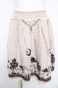 axes femme POETIQUE / チェックメルヘンスカート M ベージュ Y-26-02-17-231-AX-SK-SZ-ZY