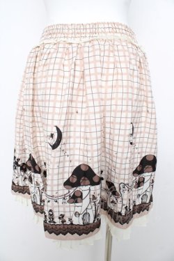 画像2: axes femme POETIQUE / チェックメルヘンスカート M ベージュ Y-26-02-17-231-AX-SK-SZ-ZY