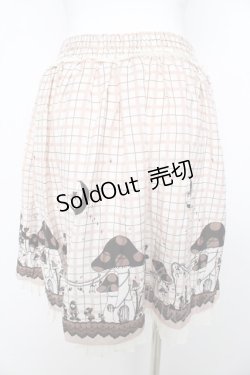 画像2: axes femme POETIQUE / チェックメルヘンスカート M ベージュ Y-26-02-17-231-AX-SK-SZ-ZI