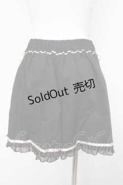 画像2: axes femme POETIQUE / メッセージ刺繍キュロット M 黒 Y-26-02-17-232-AX-PA-SZ-ZS