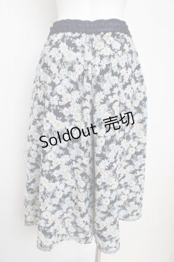 画像2: axes femme / 花柄ワイドパンツ M 紺 Y-26-02-17-236-AX-PA-SZ-ZY