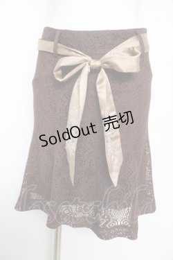 画像1: LIZ LISA / 総レーススカート  茶 Y-26-02-17-239-LO-BL-SZ-ZY