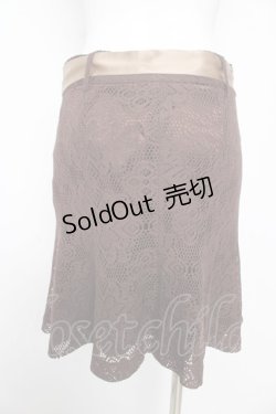 画像2: LIZ LISA / 総レーススカート  茶 Y-26-02-17-239-LO-BL-SZ-ZY