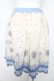 画像2: axes femme / 鳥かご×メルヘン柄スカート M サックス Y-26-02-17-240-AX-SK-SZ-ZY (2)