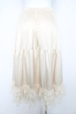 画像2: axes femme kawaii / レースフリルペチスカート M 生成り Y-26-02-17-244-AX-SK-SZ-ZY