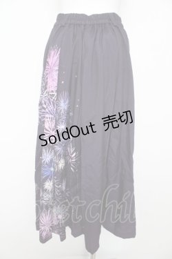 画像2: axes femme / 花火柄タックスカート F パープル Y-26-02-17-247-AX-SK-SZ-ZS