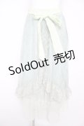 axes femme / グラデレースフリルスカート F ミント Y-26-02-17-249-AX-SK-SZ-ZY