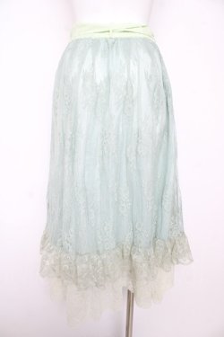 画像2: axes femme / グラデレースフリルスカート F ミント Y-26-02-17-249-AX-SK-SZ-ZY