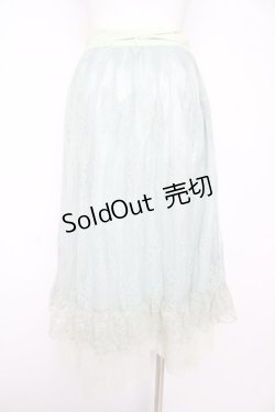 画像2: axes femme / グラデレースフリルスカート F ミント Y-26-02-17-249-AX-SK-SZ-ZY