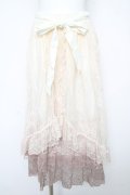 axes femme / グラデレースフリルスカート F 生成り Y-26-02-17-250-AX-SK-SZ-ZY