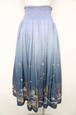 画像2: axes femme / 海グラデ柄ワンピース M ブルー Y-26-02-17-253-AX-OP-SZ-ZY