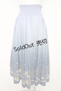 画像2: axes femme / 海グラデ柄ワンピース M ブルー Y-26-02-17-253-AX-OP-SZ-ZY