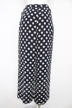 画像2: INGEBORG / ドット柄パンツ F 紺 Y-26-02-17-256-LO-PA-SZ-ZY