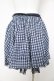 画像2: axes femme / ギンガムチェック柄スカート M 紺 Y-26-02-17-259-AX-SK-SZ-ZY (2)