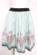 画像1: axes femme / アニマル柄プリーツ風スカート M ミント Y-26-02-17-260-AX-TO-SZ-ZY (1)