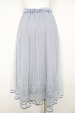 画像2: axes femme / ステラートフロッキーＰＴスカート F サックス Y-26-02-17-261-AX-SK-SZ-ZY