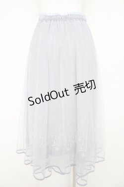 画像2: axes femme / ステラートフロッキーＰＴスカート F サックス Y-26-02-17-261-AX-SK-SZ-ZI