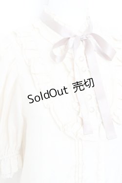 画像3: axes femme / ヨークレースドットドビーブラウス  生成り Y-26-02-17-020-AX-BL-SZ-ZY