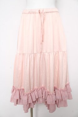 画像1: axes femme kawaii / ミディフリルペチスカート M ピンク Y-26-02-17-264-AX-SK-SZ-ZY