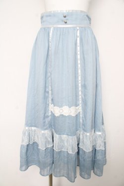 画像1: axes femme kawaii / ブリーズスカート M サックス Y-26-02-17-265-AX-SK-SZ-ZY