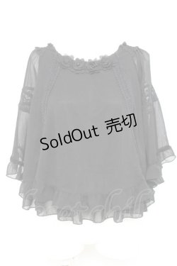 画像1: axes femme / ポンチョ型BL M 黒 Y-26-02-17-022-AX-TO-SZ-ZY