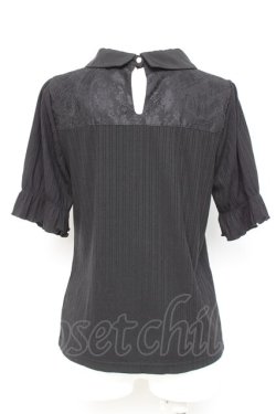 画像2: axes femme / ベルト付リブトップス F 黒 Y-26-02-17-025-AX-TO-SZ-ZY