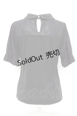 画像2: axes femme / ベルト付リブトップス F 黒 Y-26-02-17-025-AX-TO-SZ-ZY