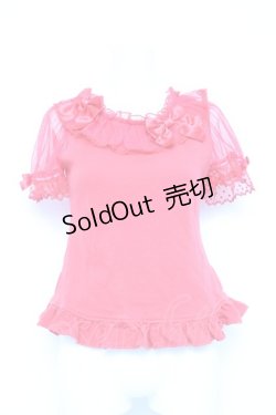 画像1: Angelic Pretty / Cute Ribbonカットソー  赤 Y-26-02-17-026-AP-TO-SZ-ZY