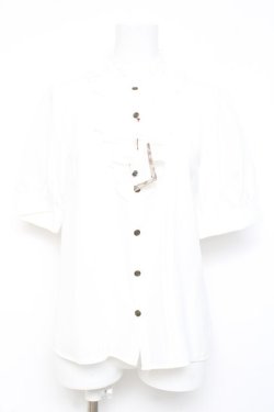 画像1: Amavel / Steampunk Gearブラウス F 白 Y-26-02-17-028-CA-BL-SZ-ZY