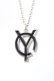 画像1: OY / LOGO CHAIN NECKLACE  シルバー×黒 Y-26-02-19-001-PU-AC-SZ-ZY (1)