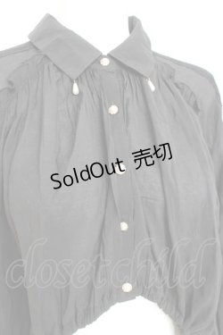 画像4: axes femme / イレヘム×ボリュームシャツ F 黒 Y-26-02-19-025-AX-BL-SZ-ZY